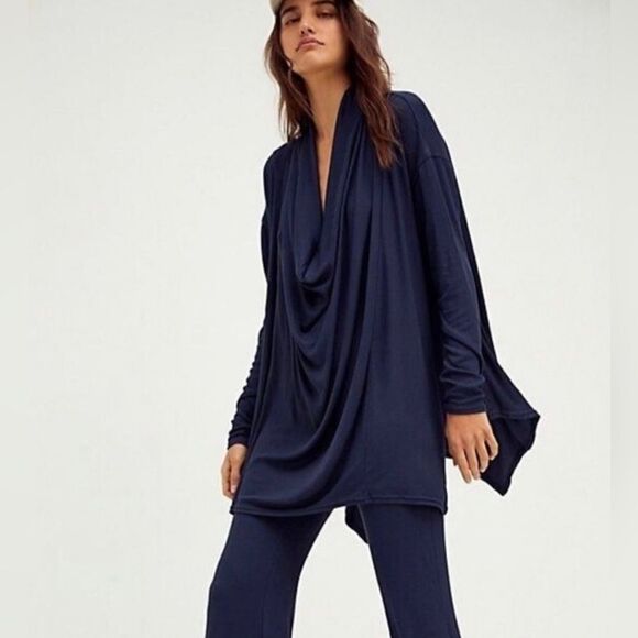 NEW Free people Tony draped blouse - Picture 1 of 9